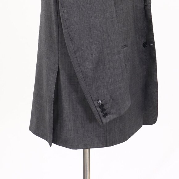 Canali 44R Gray Solid 2-Button Sport Coat Blazer Jacket T255 - Picture 8 of 11